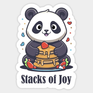 Panda Pancakes Sticker